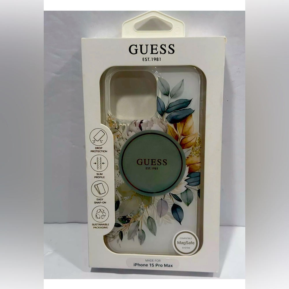 GUESS iPhone 15 Pro Max Phone  Case MagSafe System